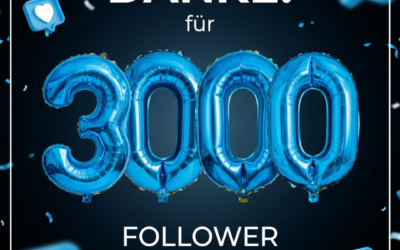 3000 Follower auf LinkedIn 🎉